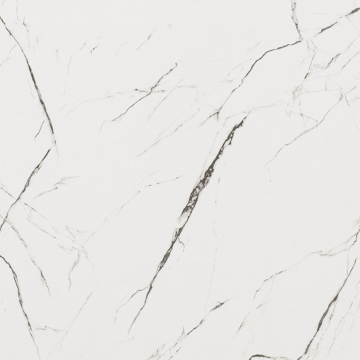 Marlow Coffee Table White Marble Effect/Black