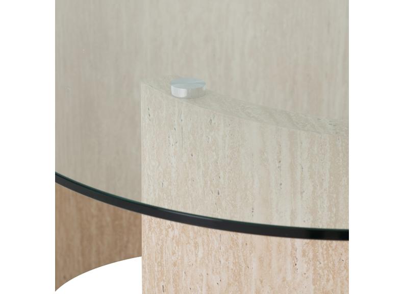 Modena Glass Lamp Table
