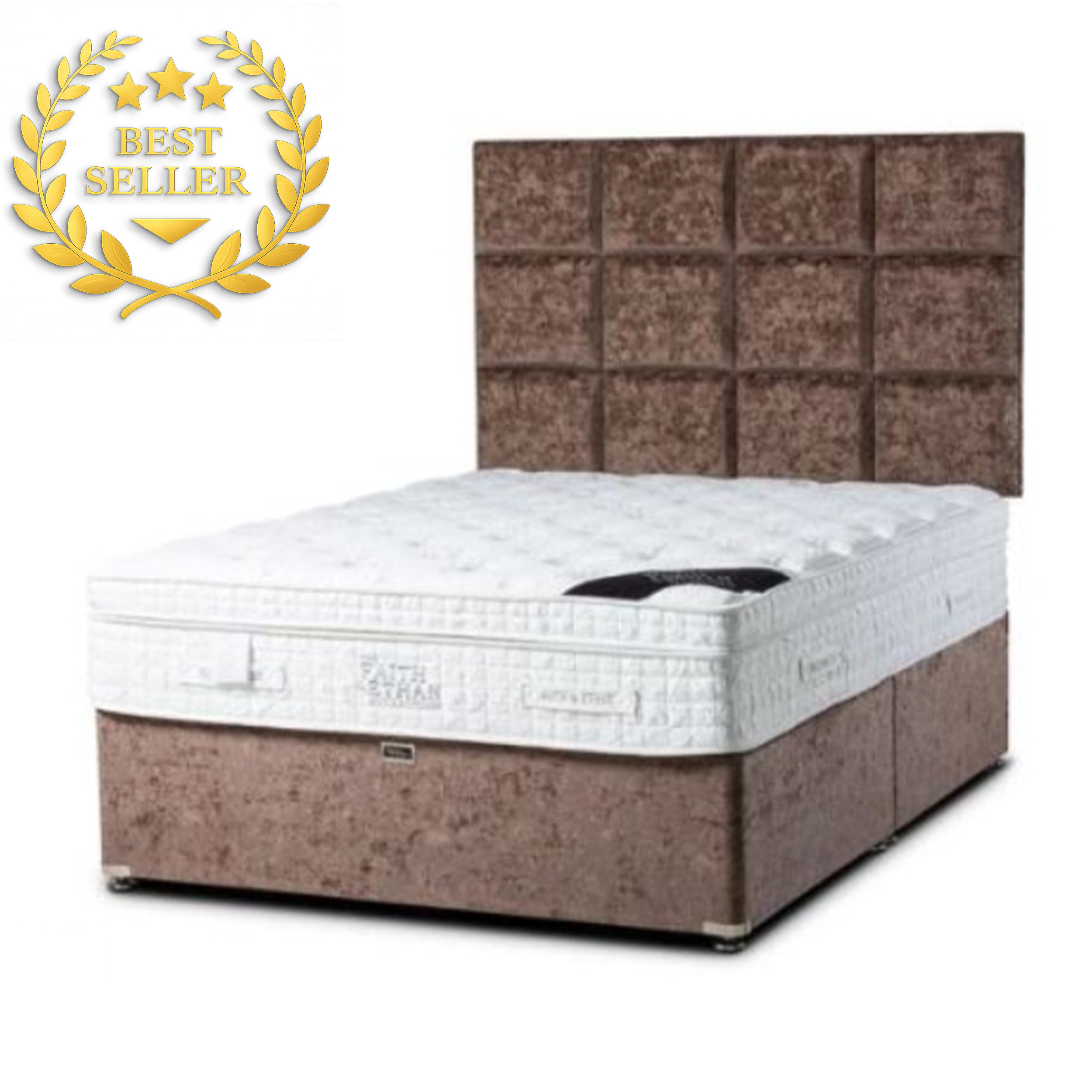 Durabeds Faith & Ethan Munich 4ft6 Mattress – 1500 Pocket Springs with Euro Box Top