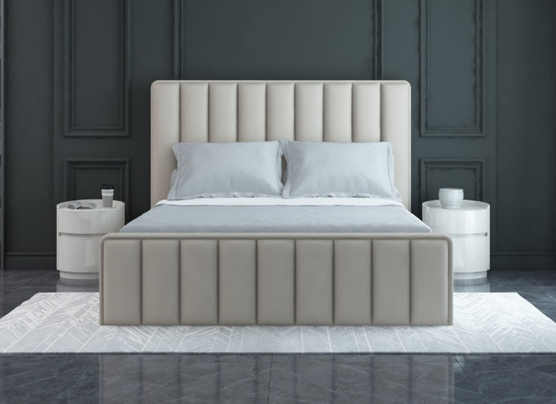 Mira 3 ft Upholstered Bed/Storage Bed – Luxury Upholstered Designer Bed Frame