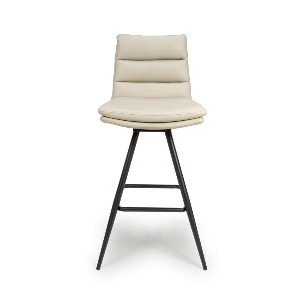 Nobo Swivel Counter Chair - Set of 2 - Taupe - Image 1