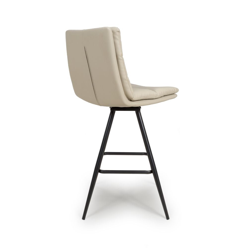 Nobo Swivel Counter Chair - Set of 2 - Taupe - Image 4
