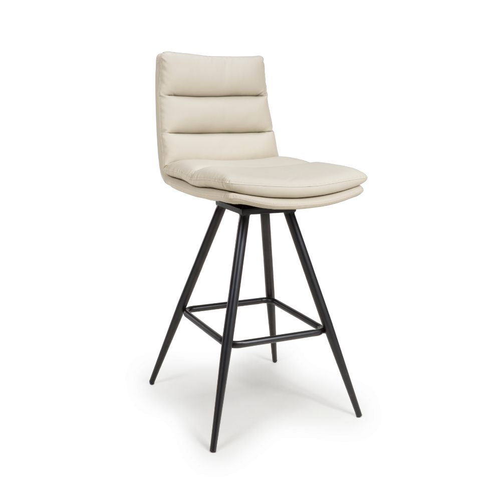 Nobo Swivel Counter Chair - Set of 2 - Taupe - Image 7