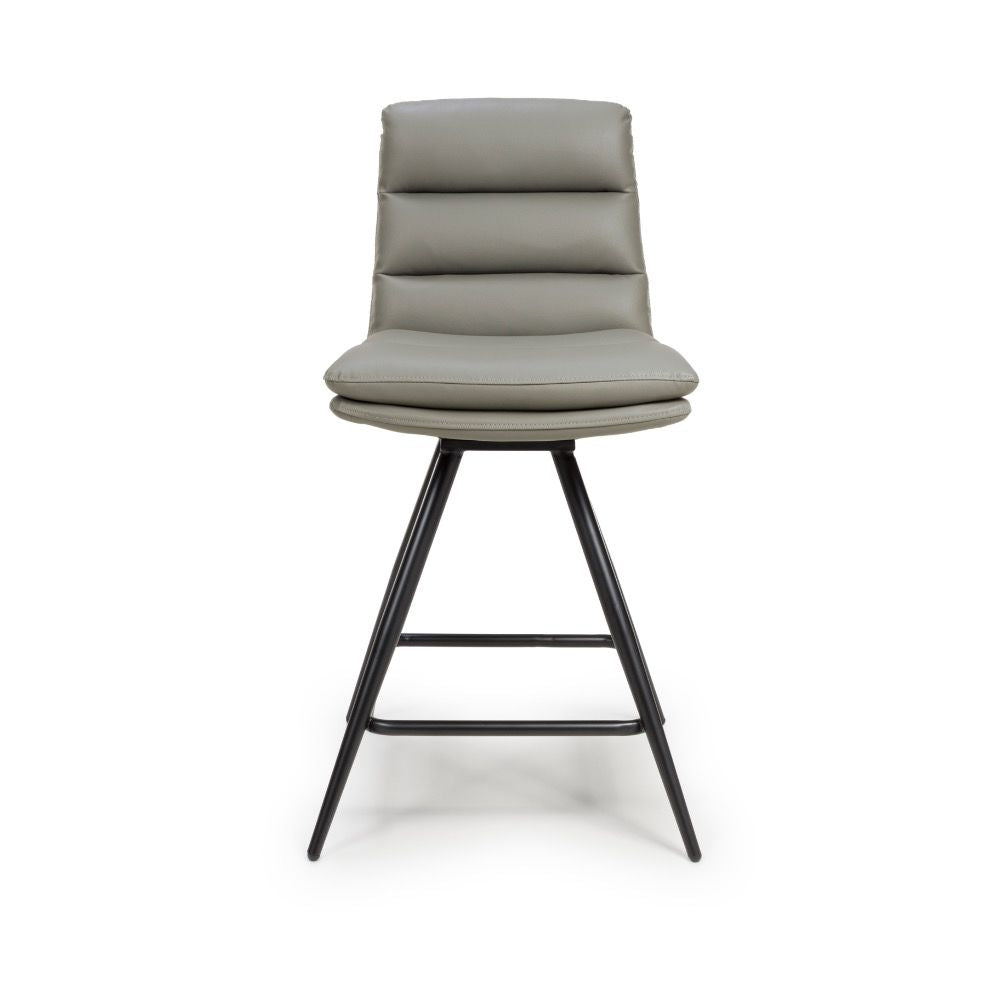 Nobo Swivel Counter Chair - Set of 2 - Truffle - Image 1