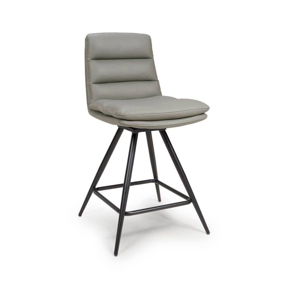 Nobo Swivel Counter Chair - Set of 2 - Truffle - Image 2