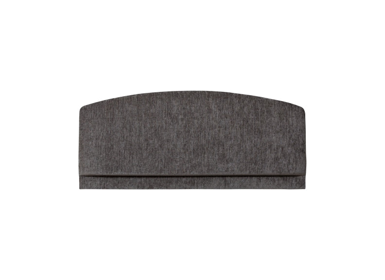 Durabeds 26 Inch Naples Headboard - Single Panel Fabric Design With Arched Top