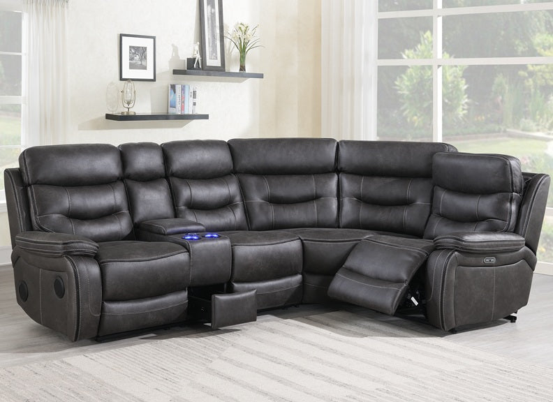 Noah Grey Sectional sofa