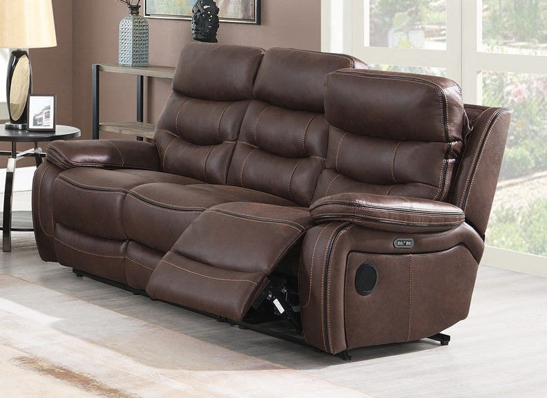 Noah 'Tech' Brown 2PP Sofa W/Console