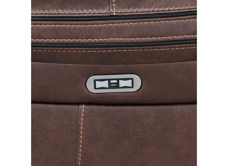 Noah 'Tech' Brown 2PP Sofa W/Console