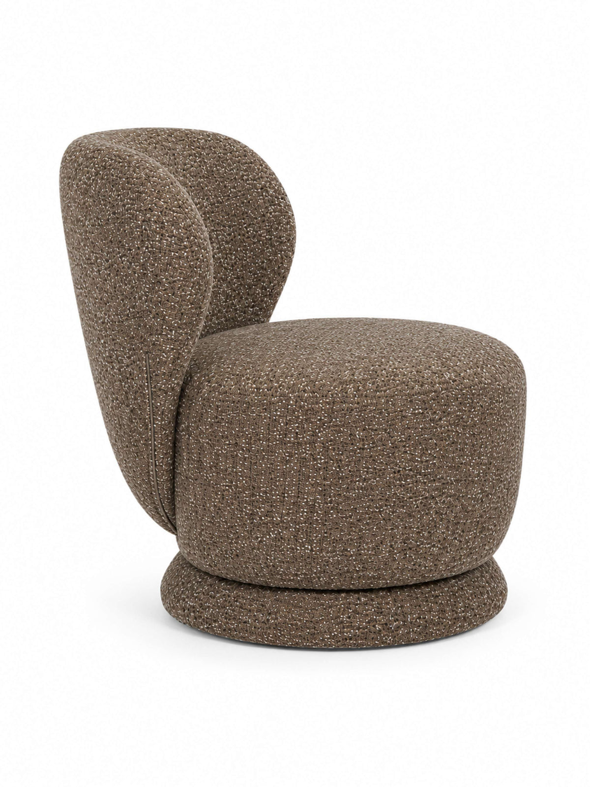 Orla Swivel Accent Chair - Hazelnut Chenille