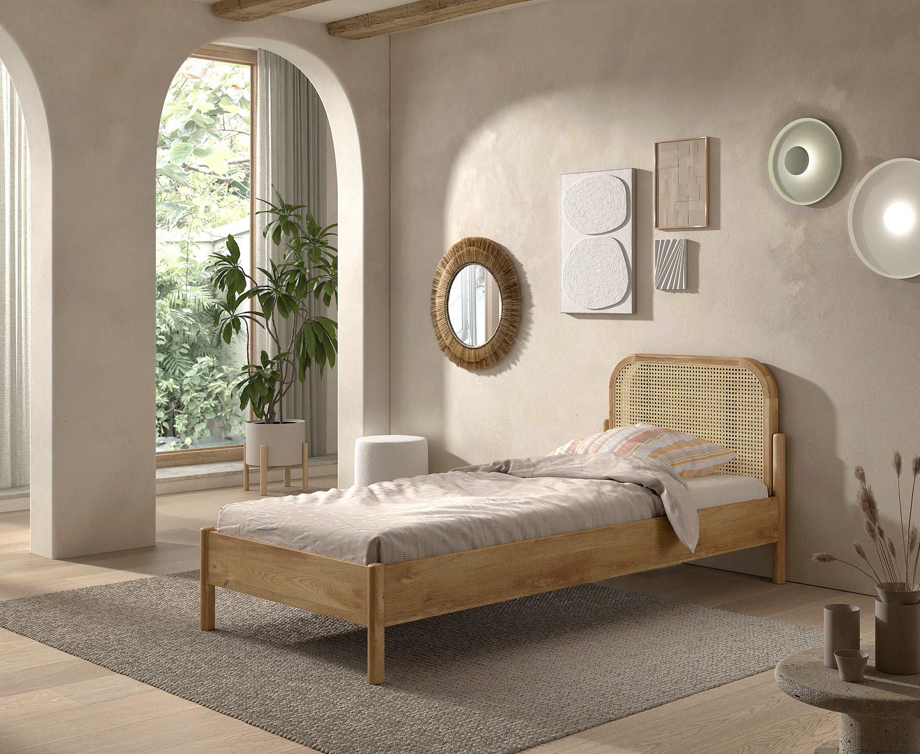 Olive Bed 90 X 200 Cm