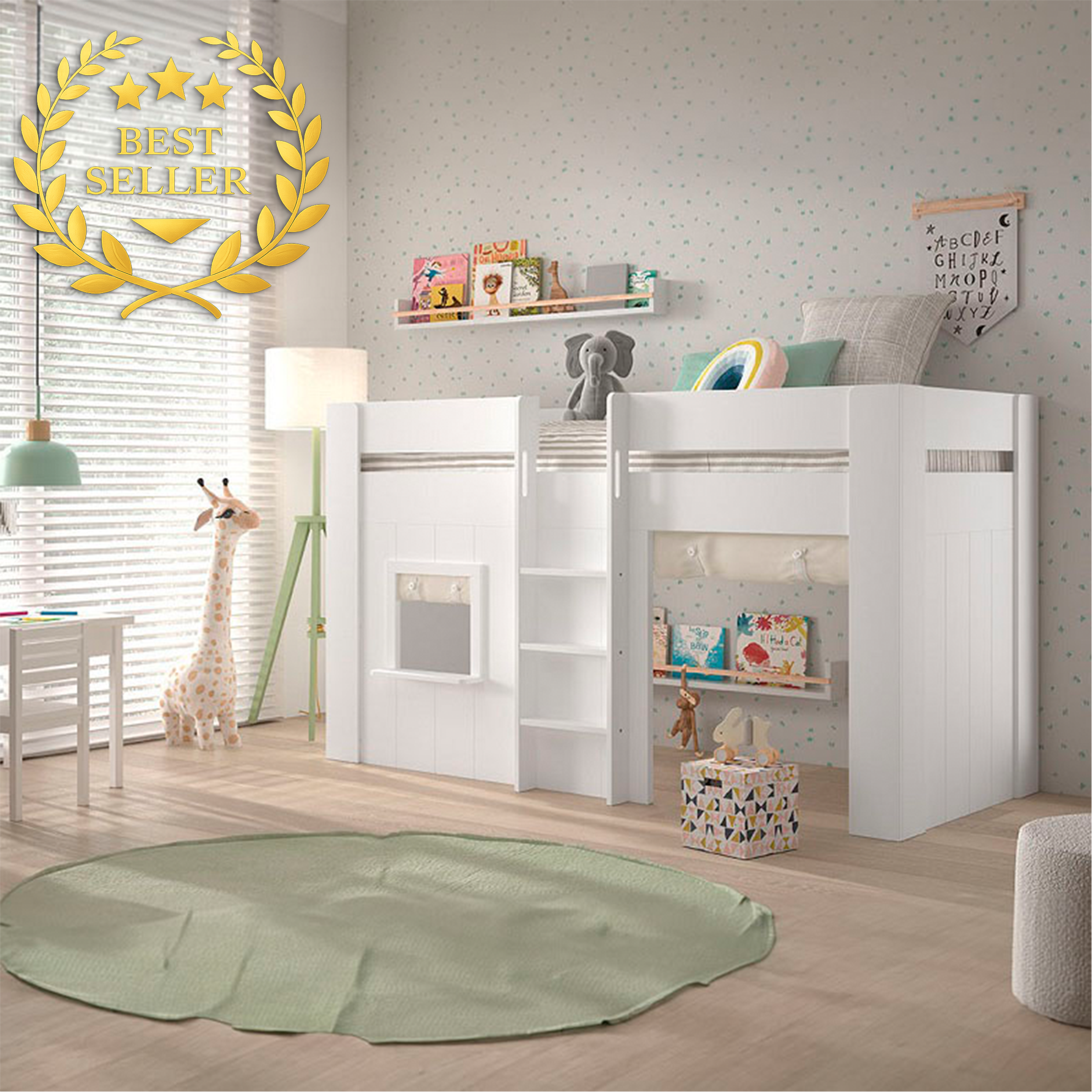 Reno Mid sleeper W/Optional Curtains