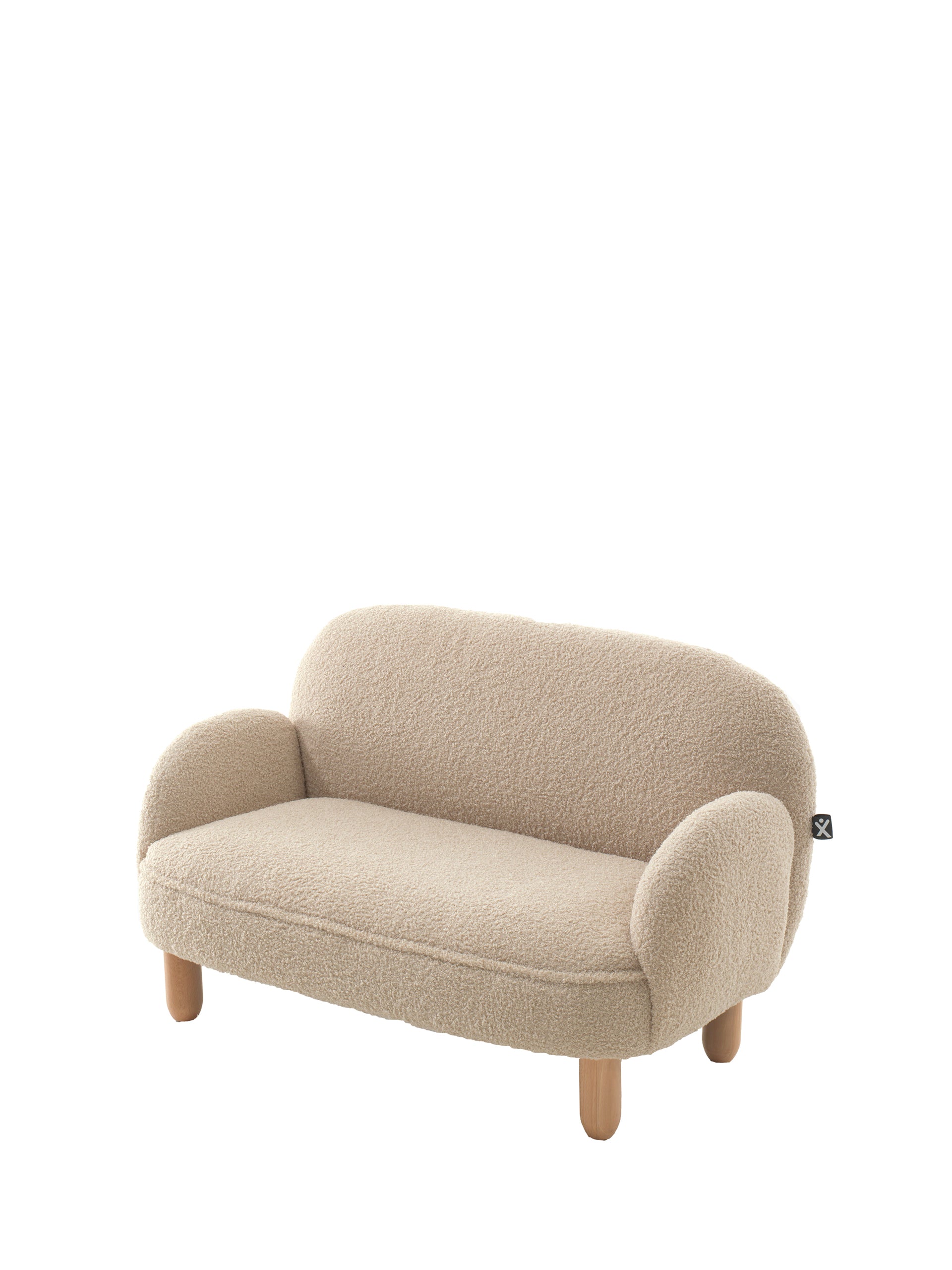 Rocky Sofa Double Mini Bouclé Davis Beige