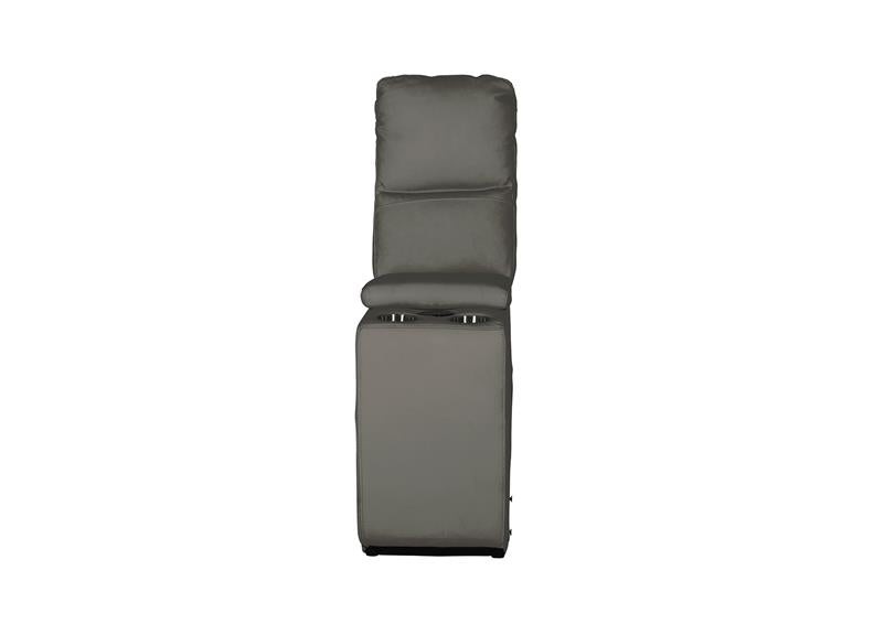 Russo Corner Group Electric Reclining Sofa – Ash Leather With USB Ports (4pcs)