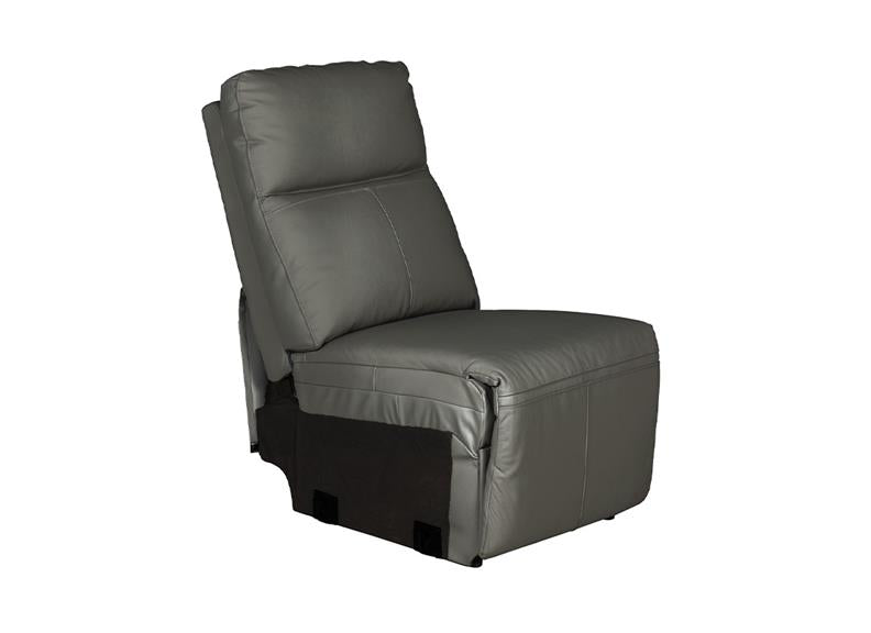 Russo Corner Group Electric Reclining Sofa – Ash Leather With USB Ports (4pcs)