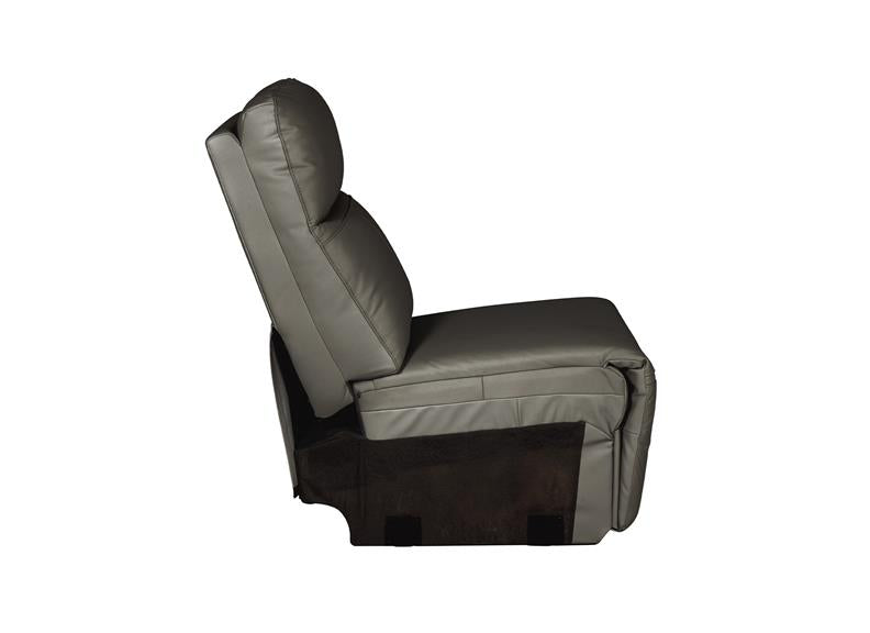 Russo Corner Group Electric Reclining Sofa – Ash Leather With USB Ports (4pcs)