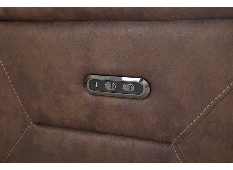 Rowan Chocolate Sectional Sofa - side