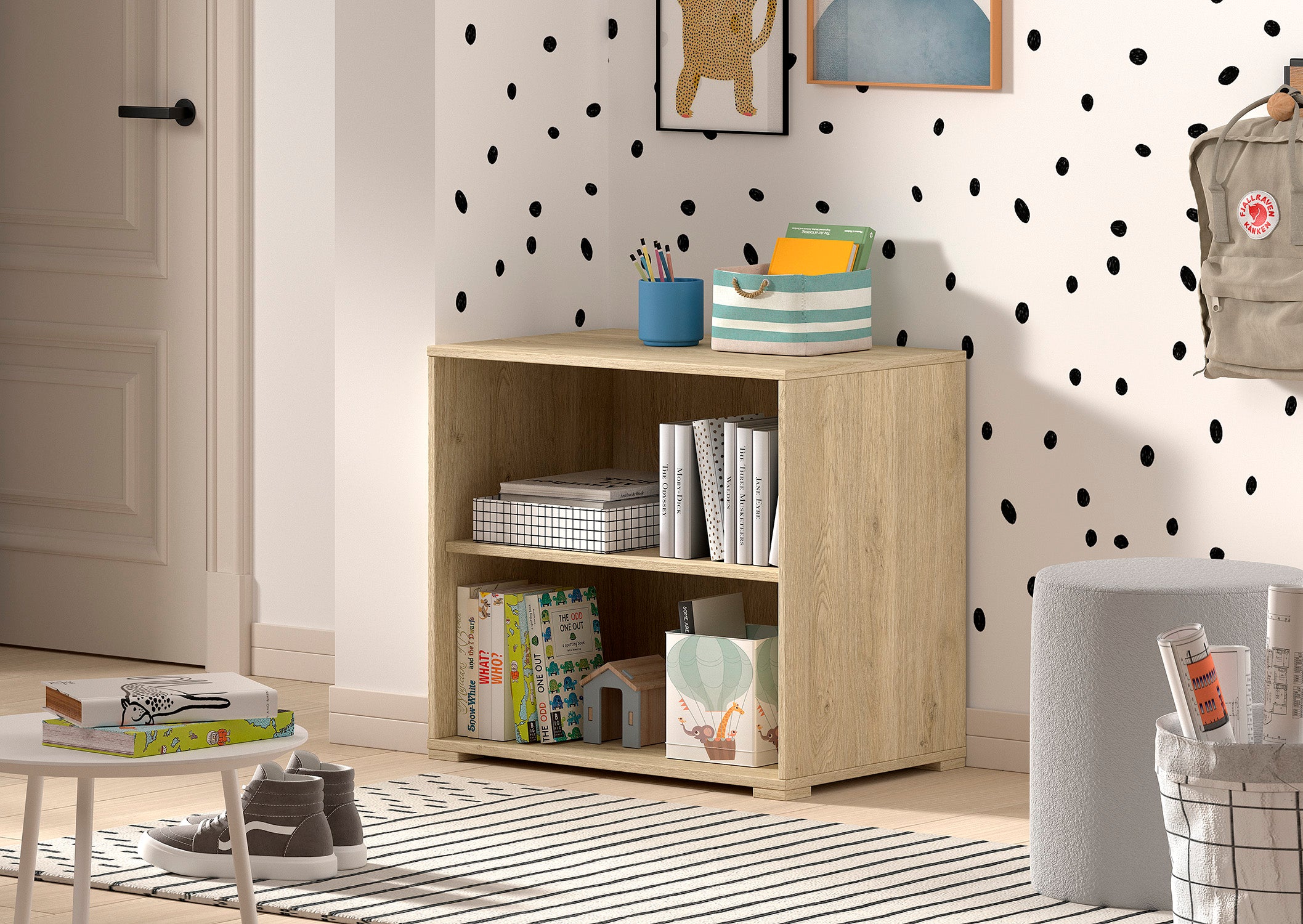 Sam Bookcase For Mid Sleeper Oak
