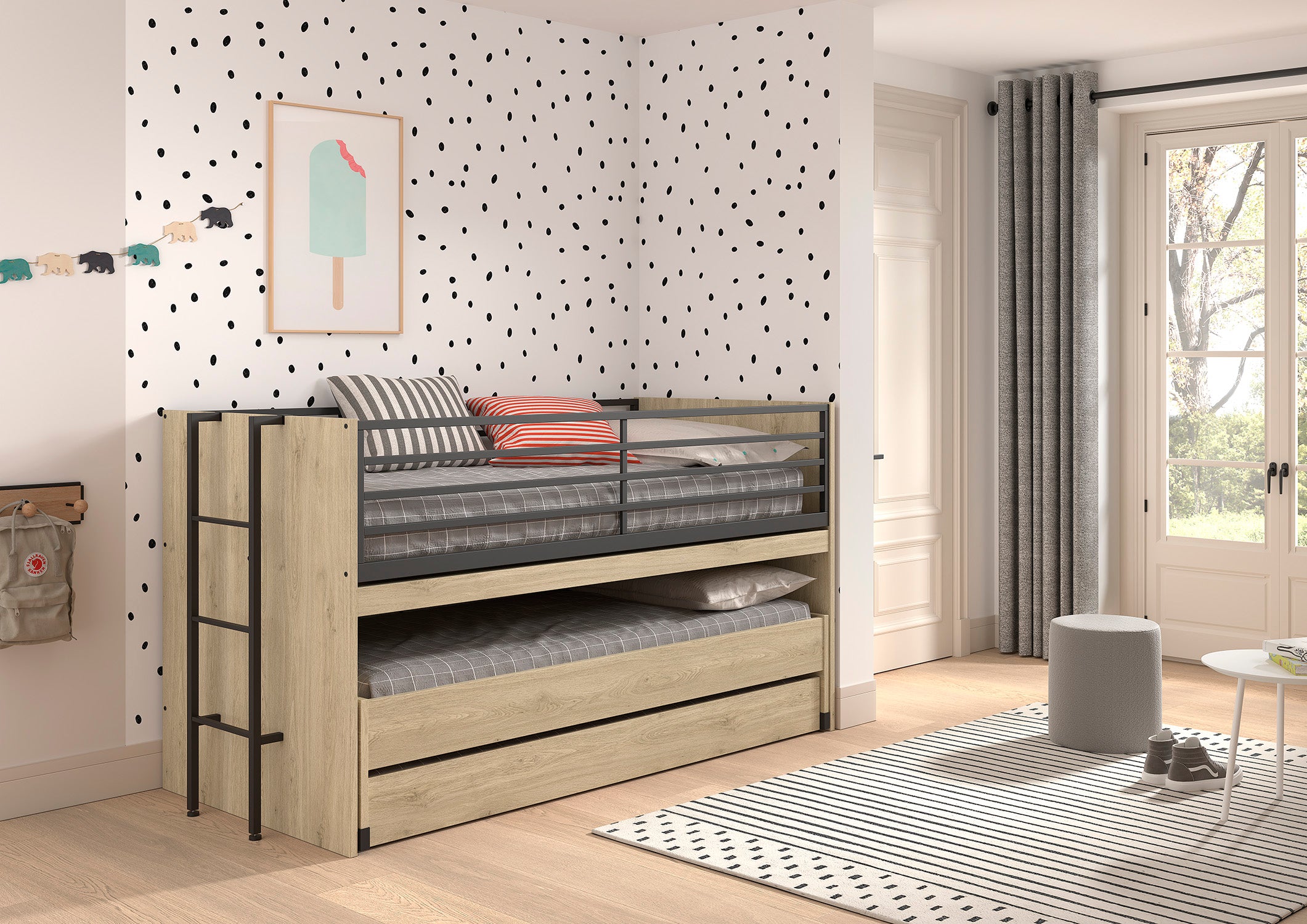Sam Mid Sleeper (86) 90 X 200 Cm Oak