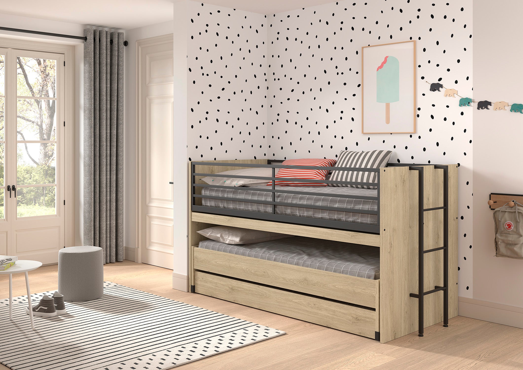 Sam Mid Sleeper (86) 90 X 200 Cm Oak