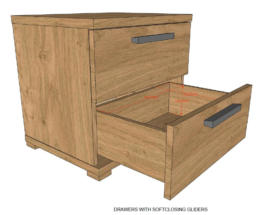 Sam Nightstand Oak