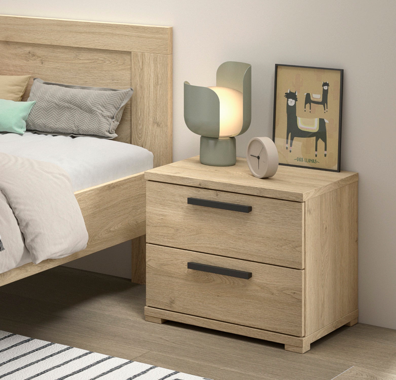 Sam Nightstand Oak