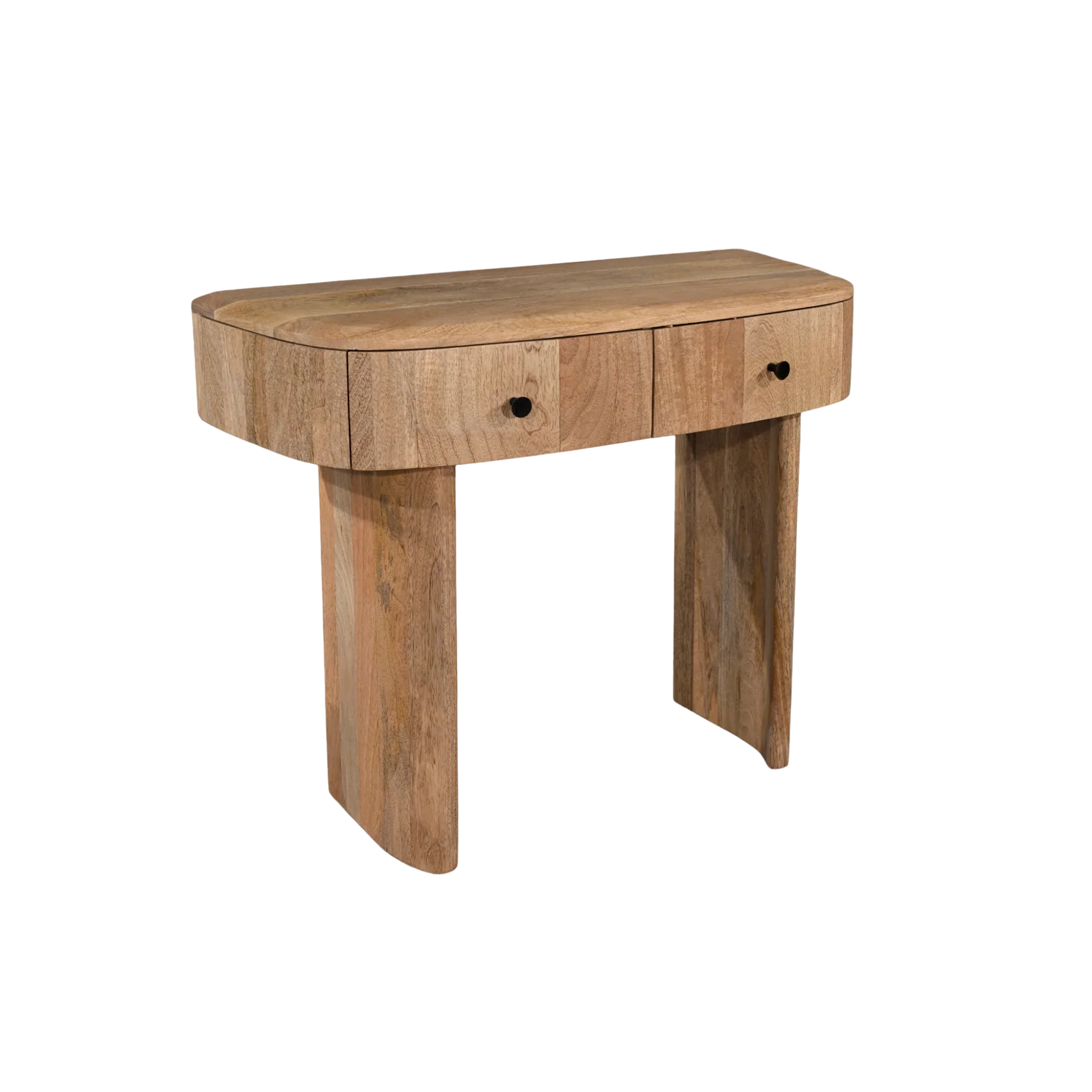 Sindhu Console Table – Solid Mango Wood Natural Finish (PRE-ORDER ONLY)