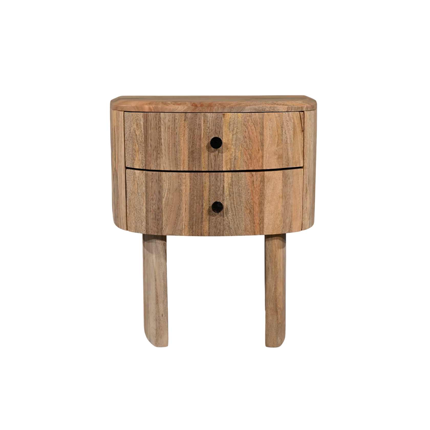Sindhu Side Table – Solid Mango Wood Natural Finish (PRE-ORDER ONLY)