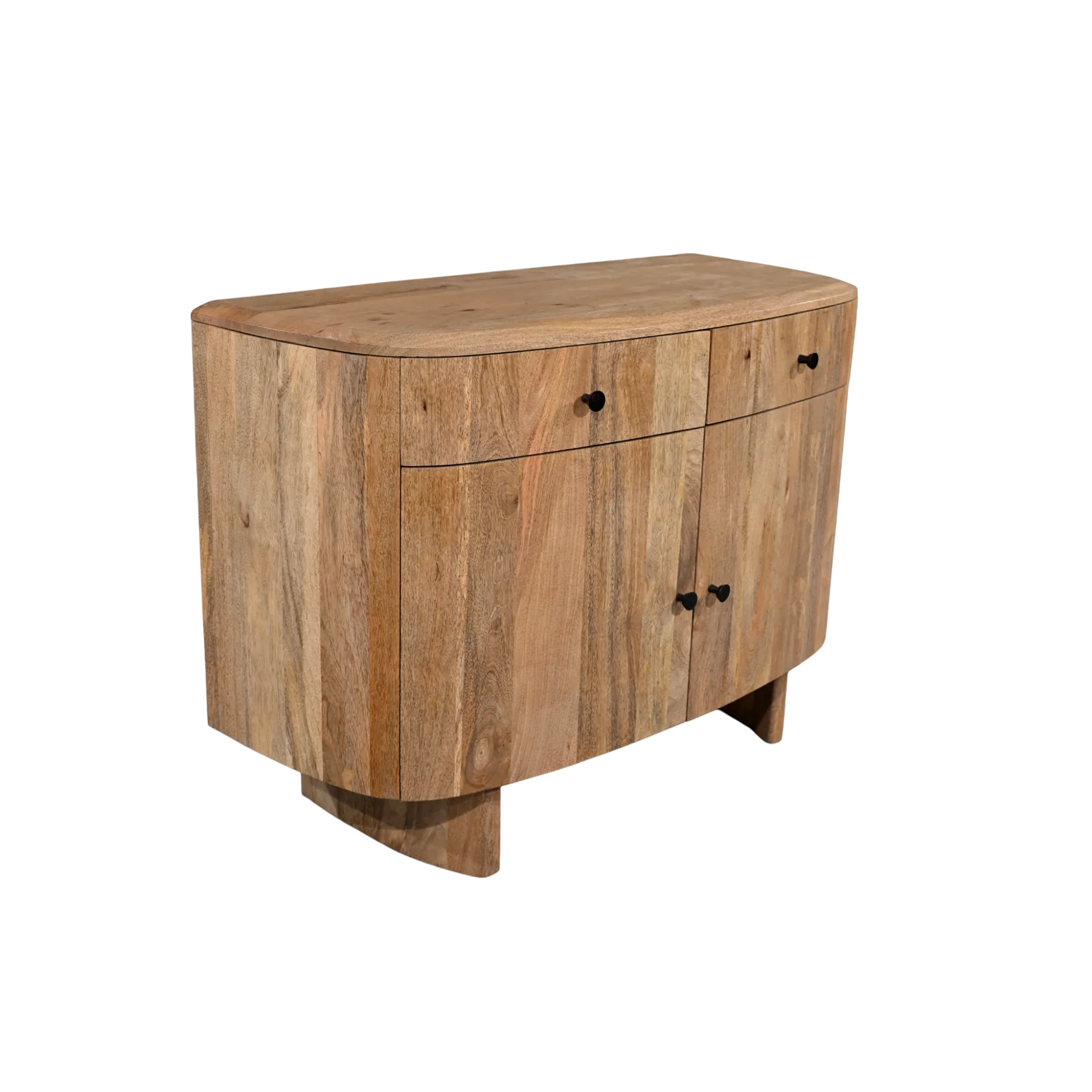Sindhu 2 Door Sideboard – Solid Mango Wood Natural Finish