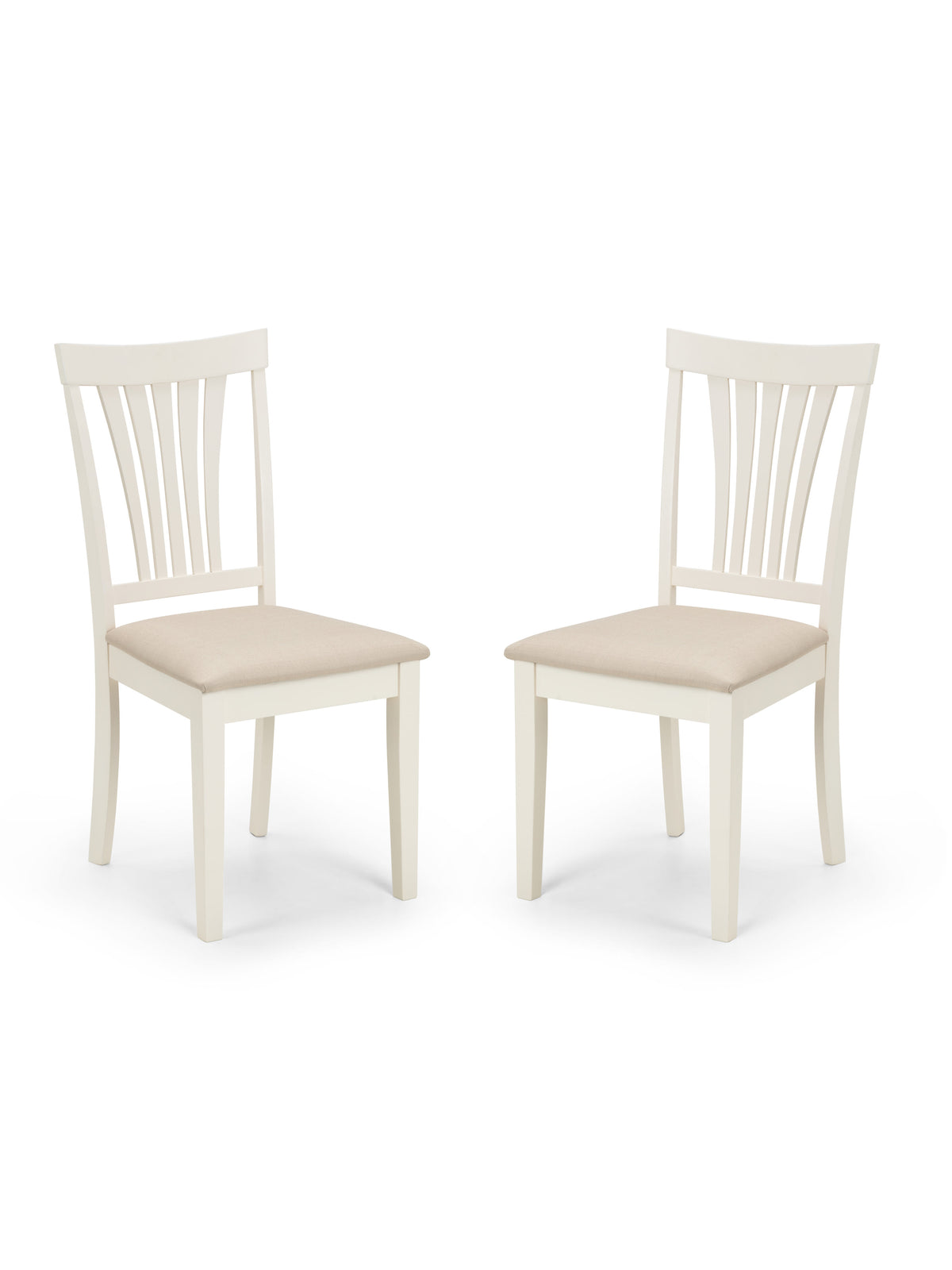 Set Of 2 Stanmore Ivory Chairs