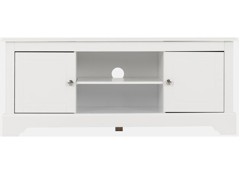 STRATFORD 2 DOOR TV UNIT - WHITE