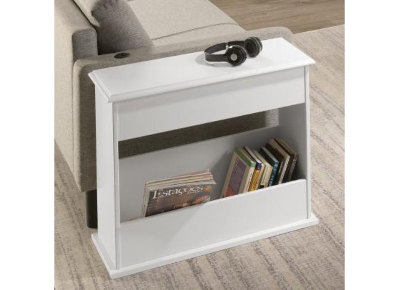 STRATFORD SOFA END TABLE - WHITE