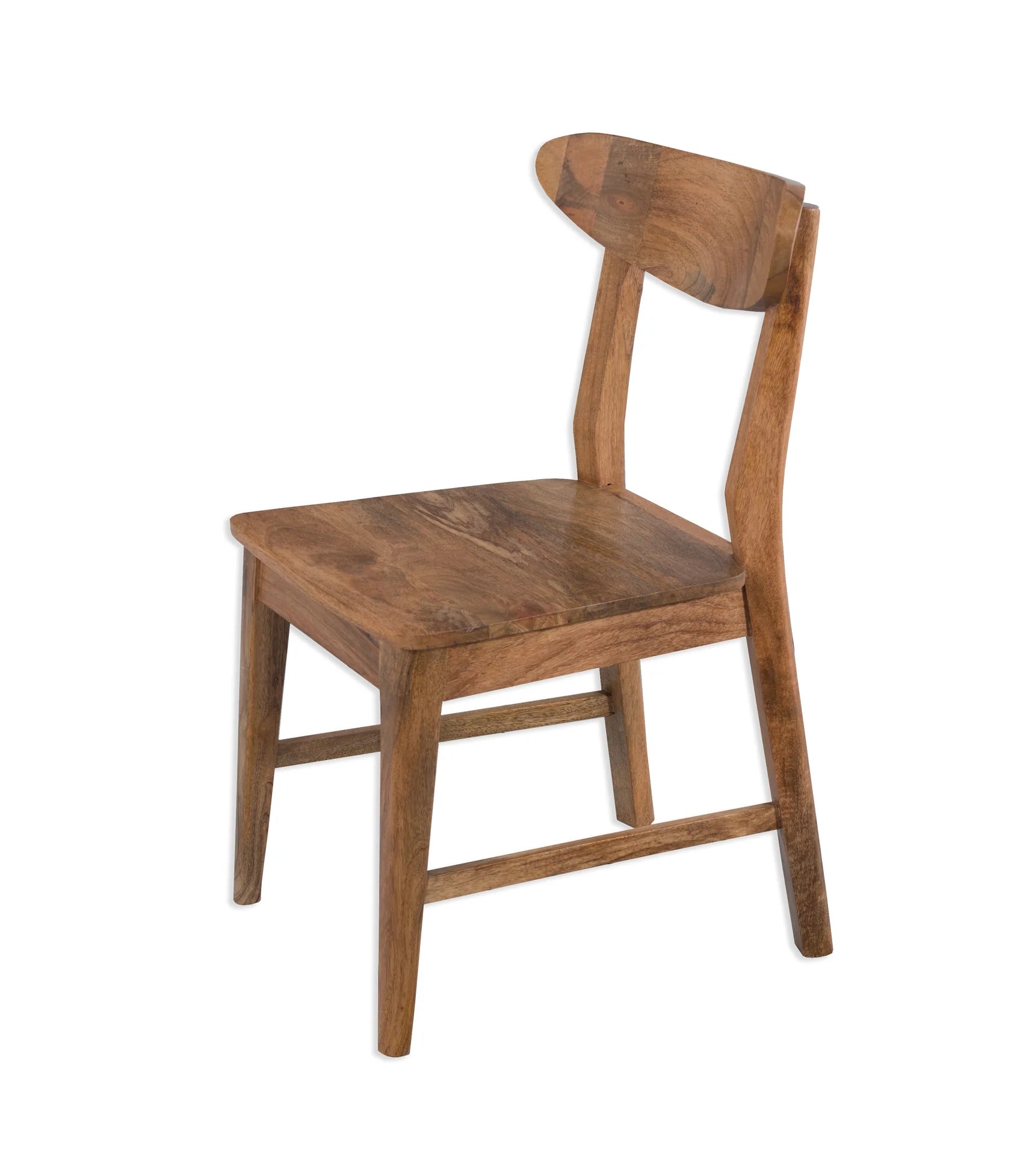 Surya Chair – Natural Mango Wood Dining Chairs (Set of 2)