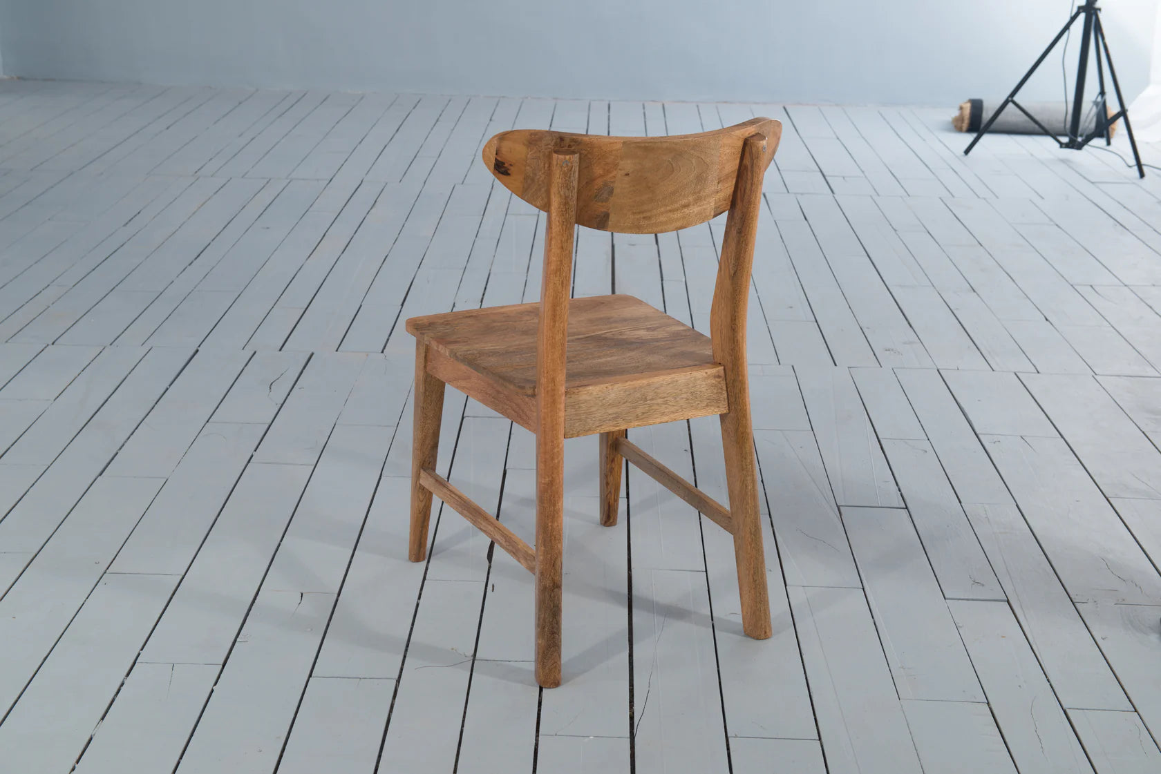 Surya Chair – Natural Mango Wood Dining Chairs (Set of 2)
