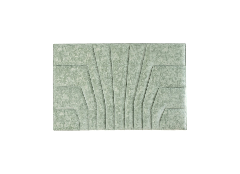 Durabeds 63 Inch F/S Sycamore Headboard - Fabric Multi Pleated Design
