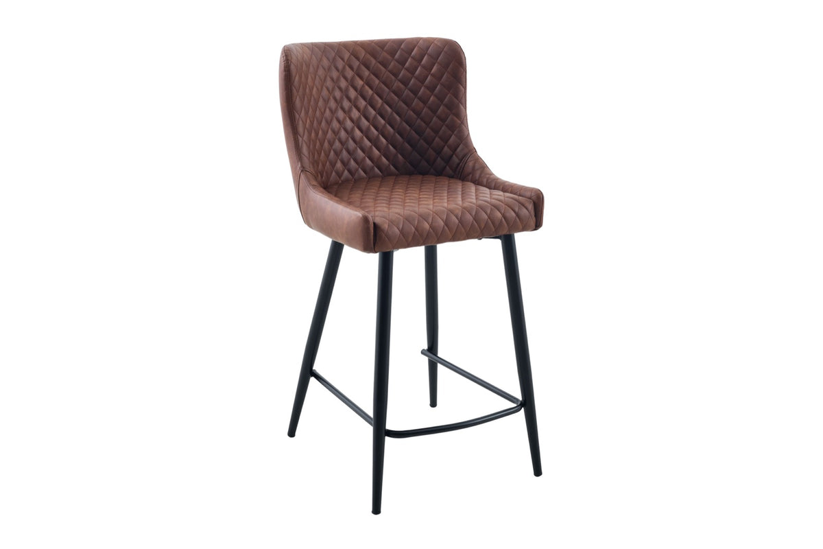 Talia Counter Stool Cognac PU
