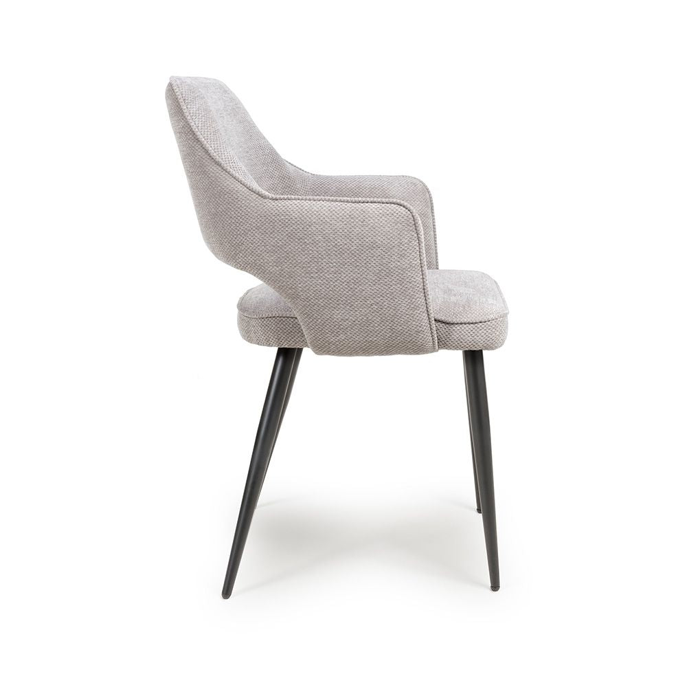 Ted Chair - Set of 2 - Pewter - Image 3