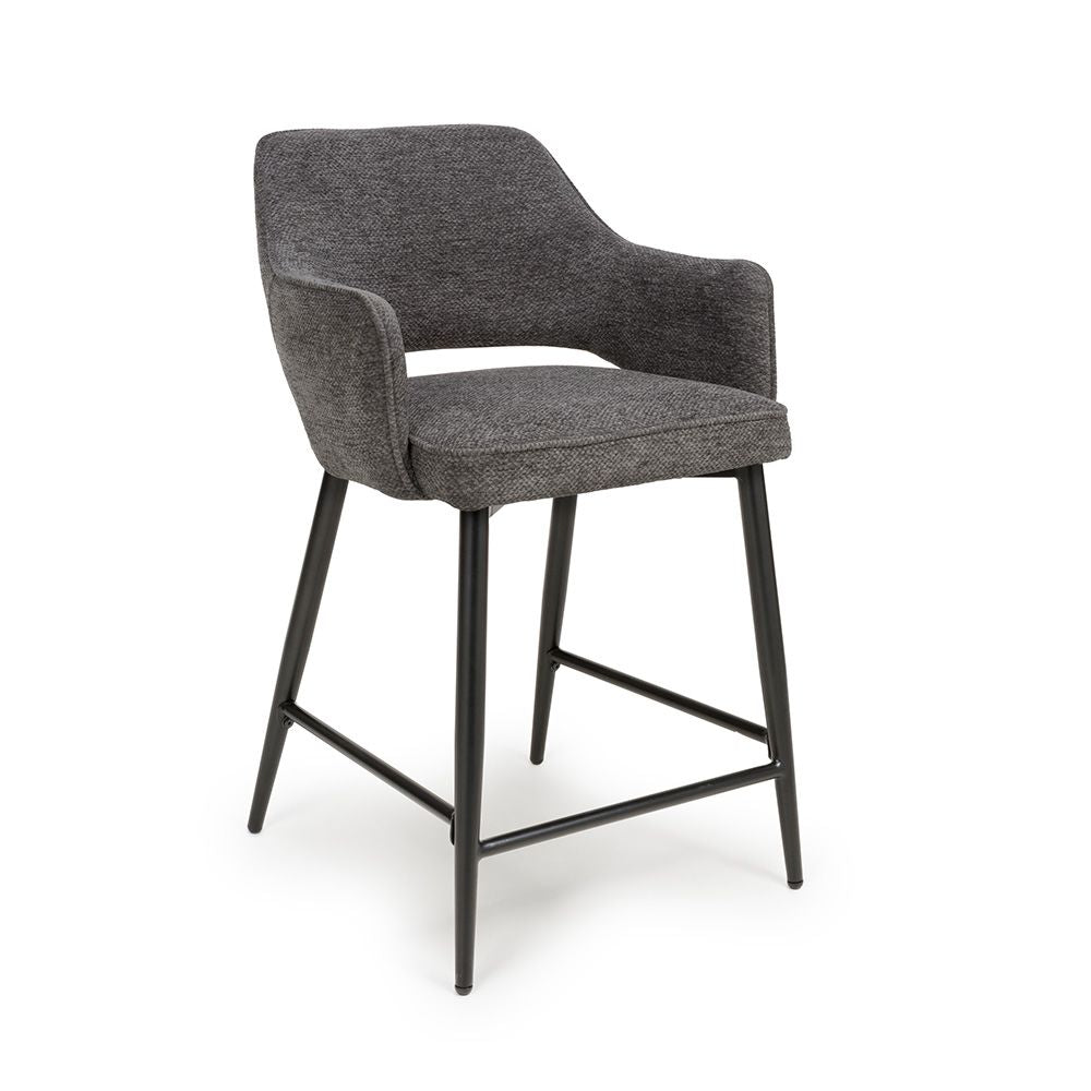Ted Counter Chair - Set of 2 - Grey - Image 2