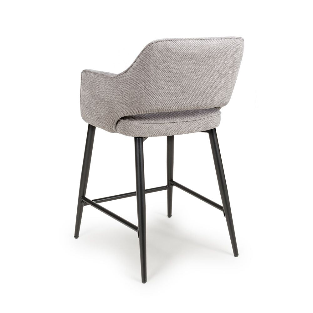 Ted Counter Chair - Set of 2 - Pewter - Image 4