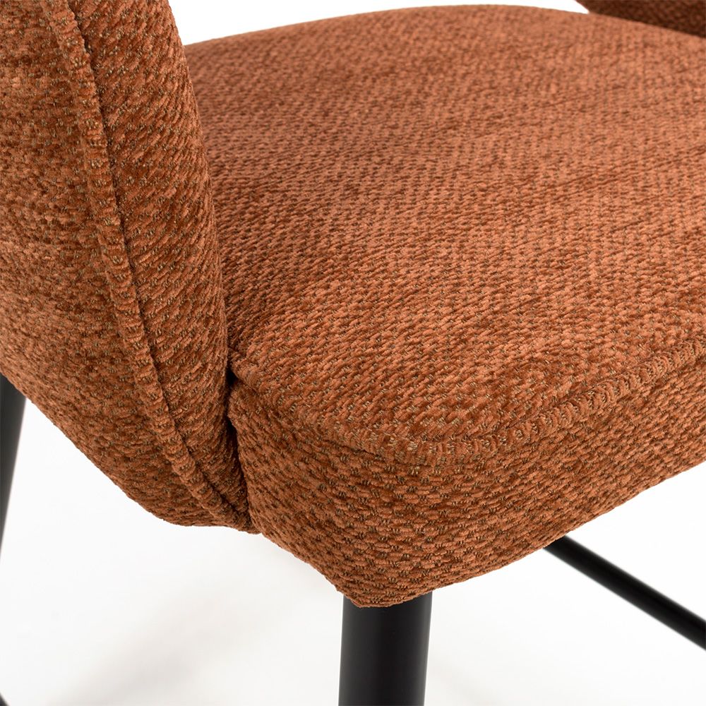 Ted Counter Chair - Set of 2 - Rust - Image 6