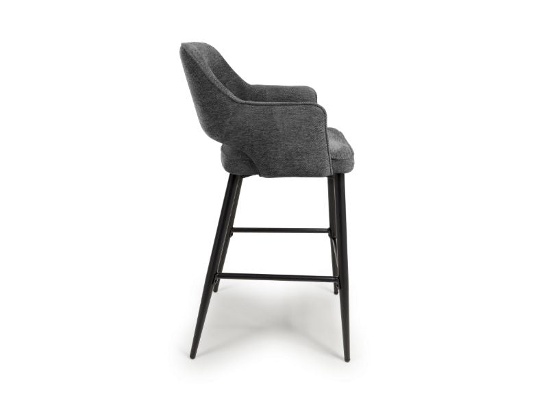 Ted Bar Chair - Set of 2 - Grey - Image 3