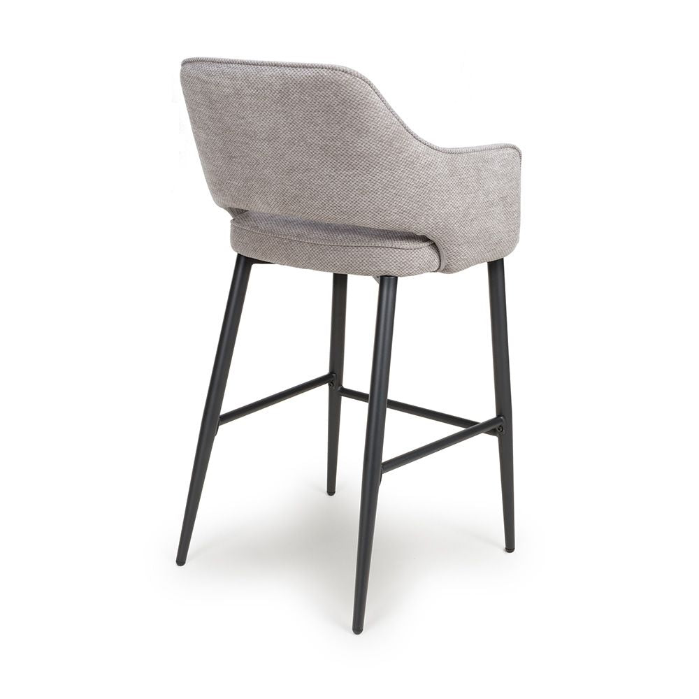 Ted Bar Chair - Set of 2 - Pewter - Image 4