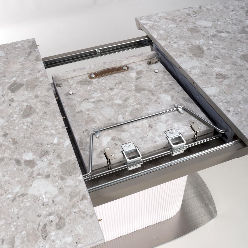 Terrazzo Extending Table 1600mm - 2000mm - Image 3