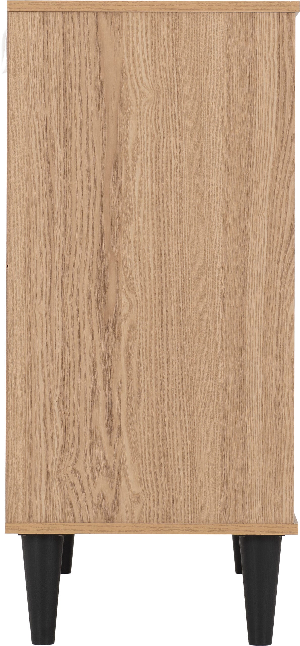 Tessa 2 Door 1 Drawer Sideboard - Natural Oak Effect
