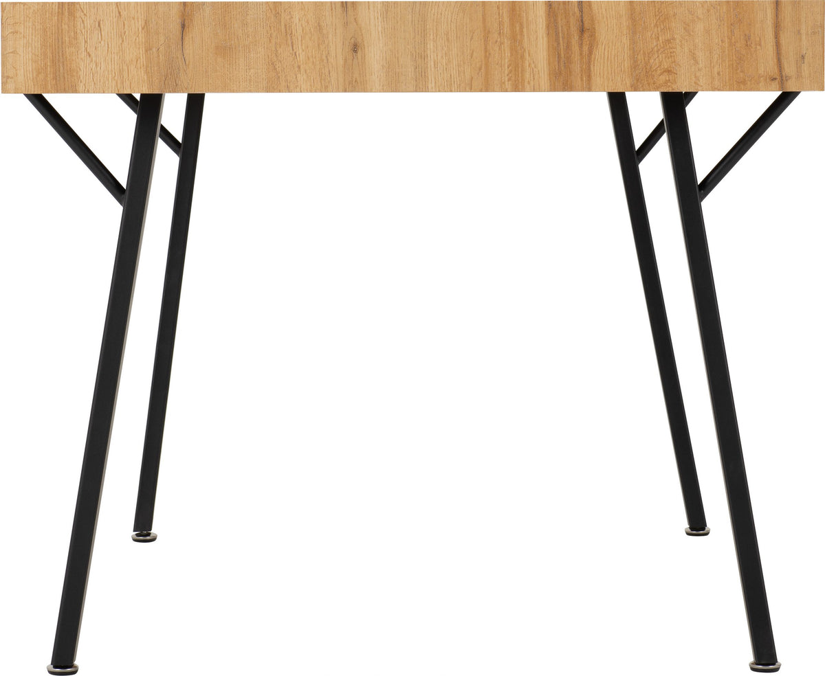 Treviso Dining Table Light Oak Effect/Black