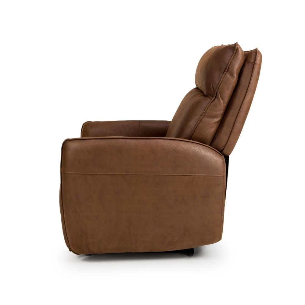Tucson Heated Power Recliner - Brown - Image 6