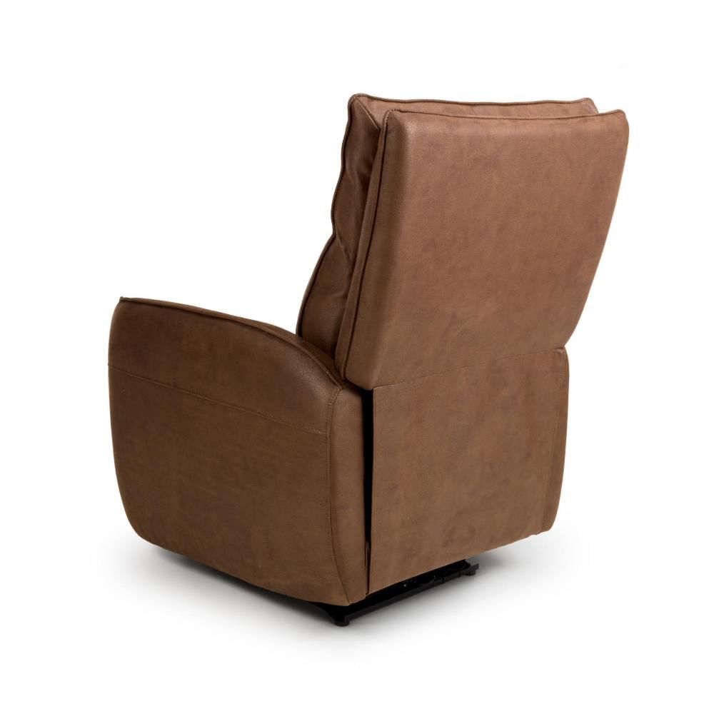 Tucson Heated Power Recliner - Brown - Image 7