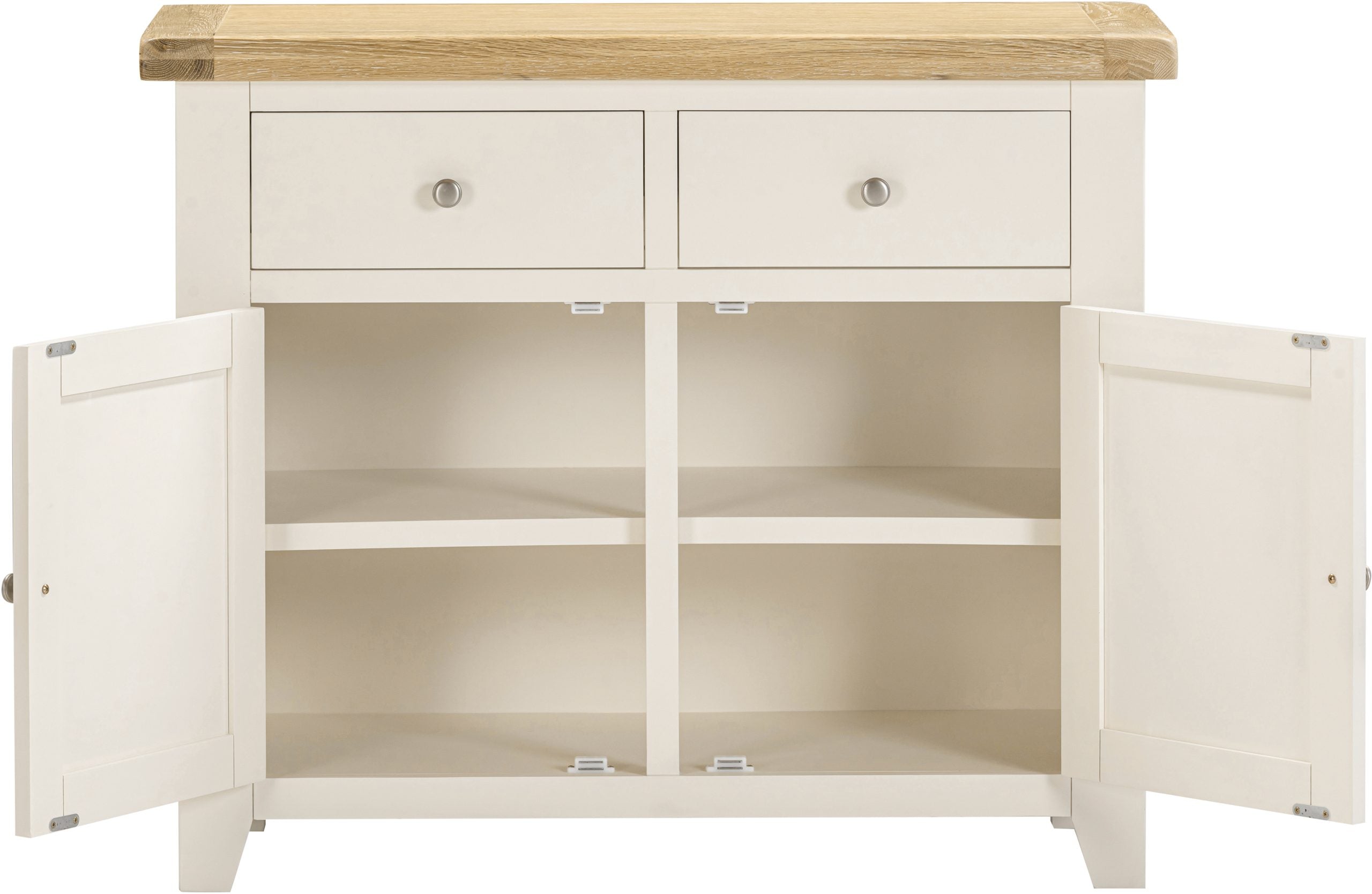 WINDSOR 2 DOOR 2 DRAWER SIDEBOARD - IVORY/OAK