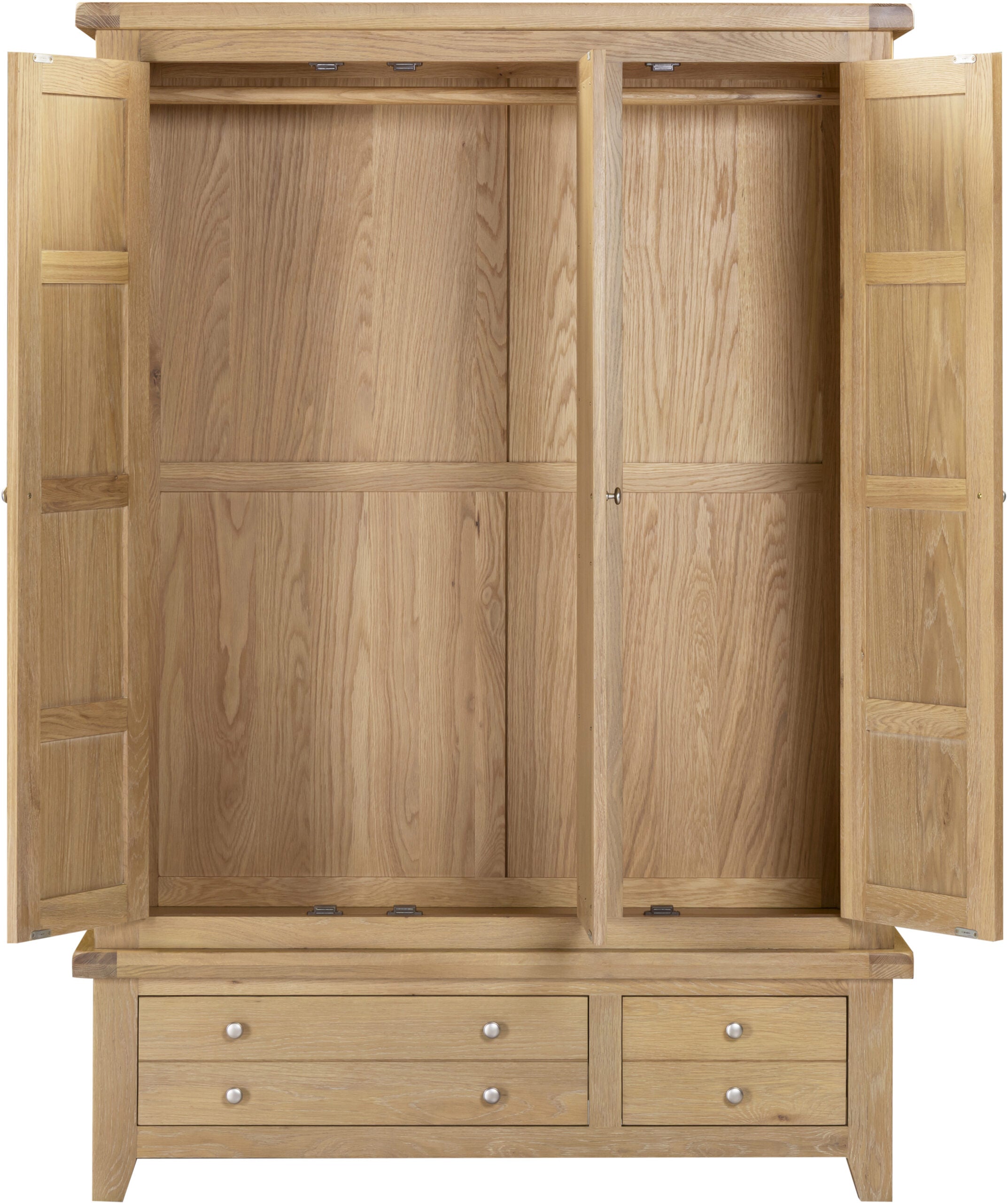Windsor 3 Door 2 Drawer Wardrobe – Oak