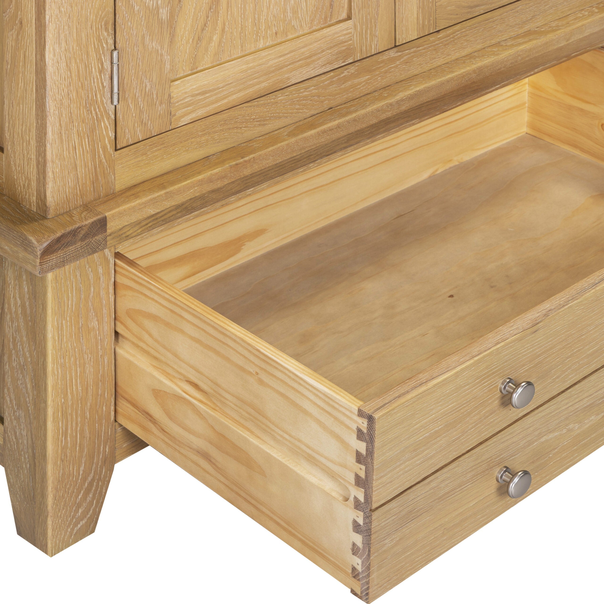 Windsor 3 Door 2 Drawer Wardrobe – Oak